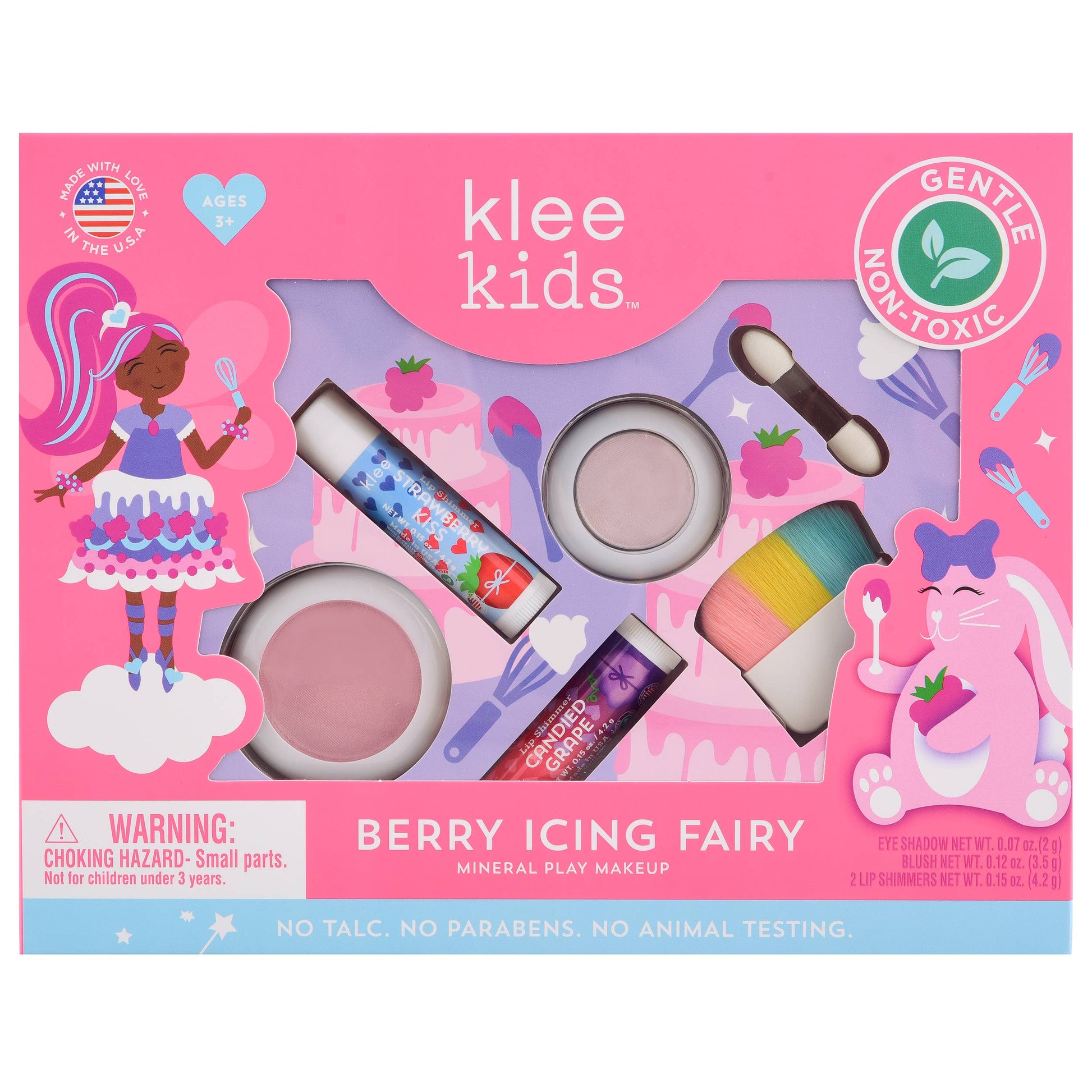 Berry Icing Fairy - Klee Kids Play Makeup 4-PC Kit