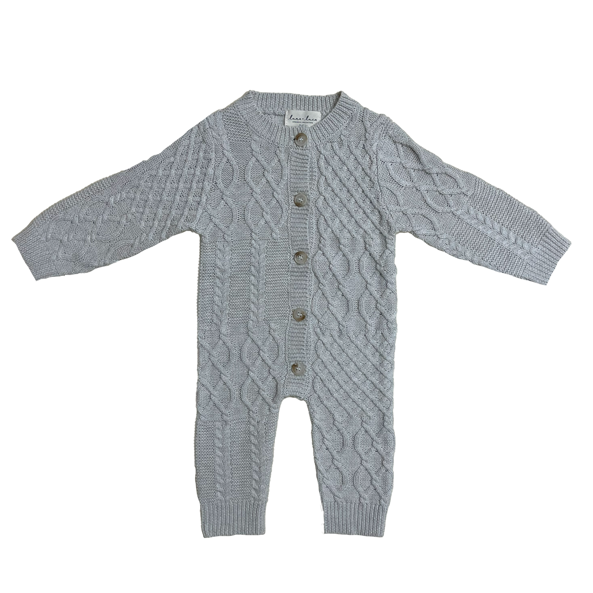 Luna + Luca Mixed Knit Jumpsuit