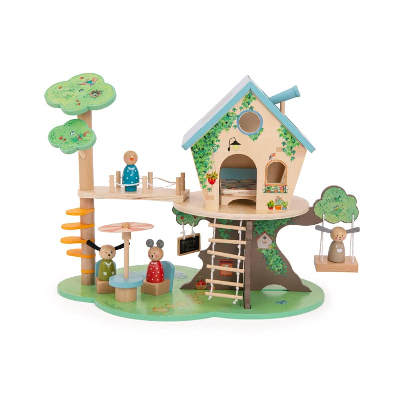 Speedy Monkey - Wooden Tree House