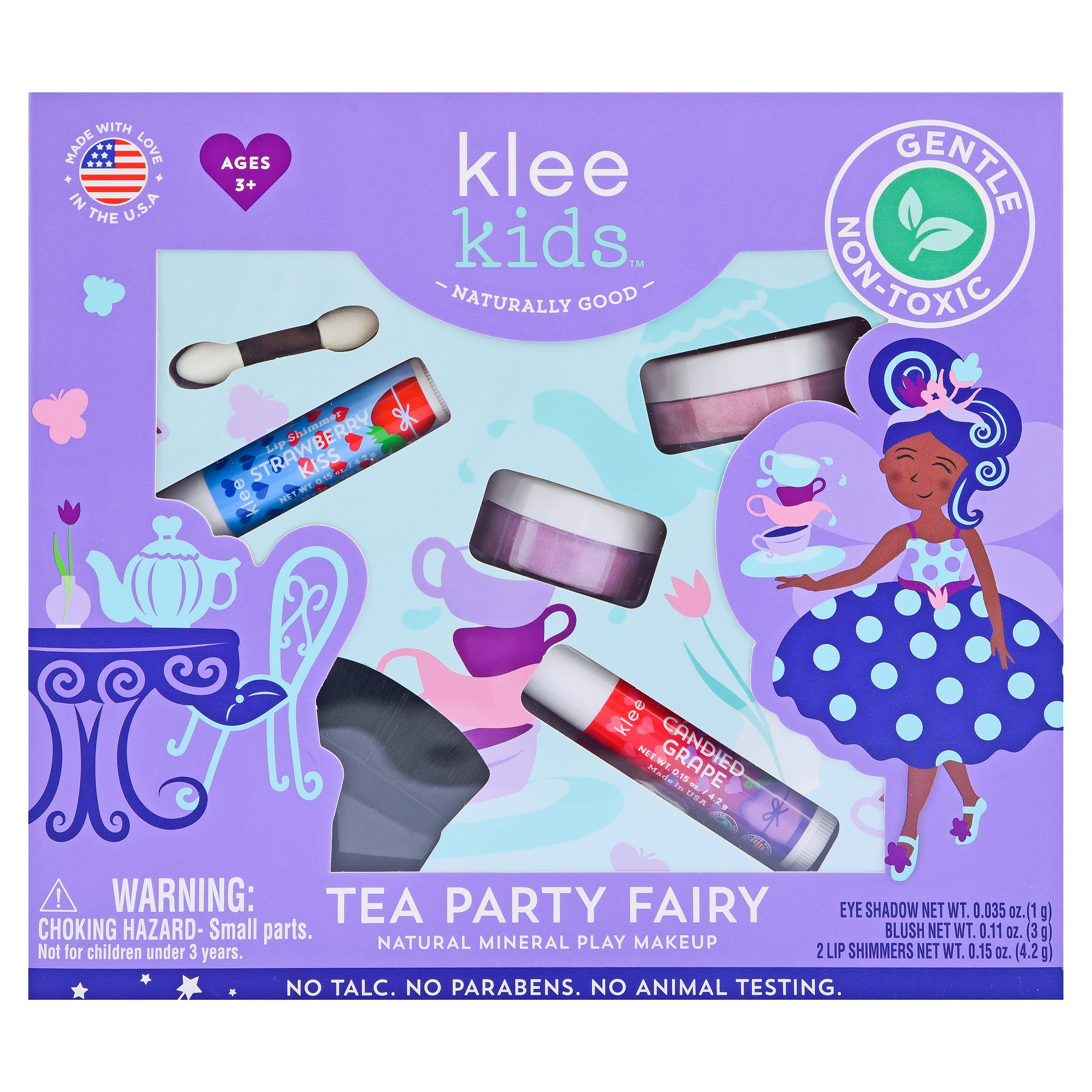 Image of Rainbow Fairy - Klee Kids Natural Mineral Play Makeup Kit