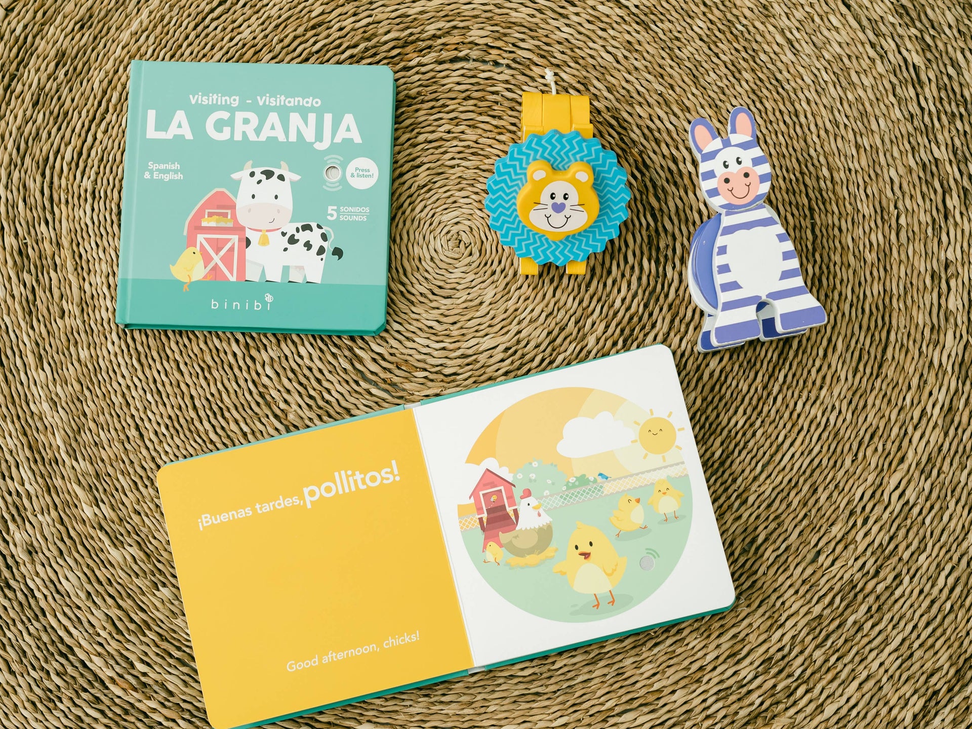 Bilingual Sound Book: Farm Animal Sounds