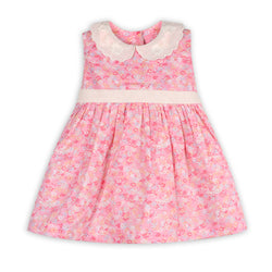 Image of Viverano Organics - Mavis Floral Back Tie Baby Dress+Bloomer (Organic Cotton)