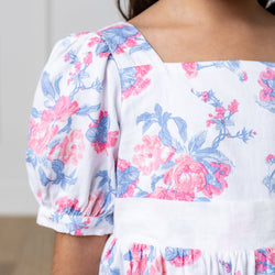 Image of Hope and Henry - Organic Puff Sleeve Party Dress