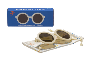 Babiators - Sweet Cream Euro Round Kids Sunglasses with Amber Lens