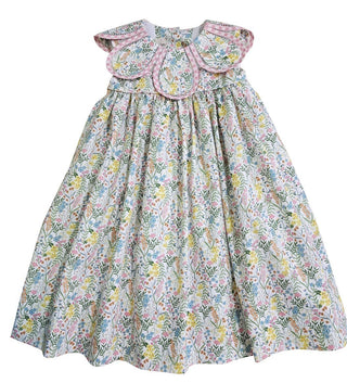 Marco and Lizzy - Petal Floral float sleeveless girls dress