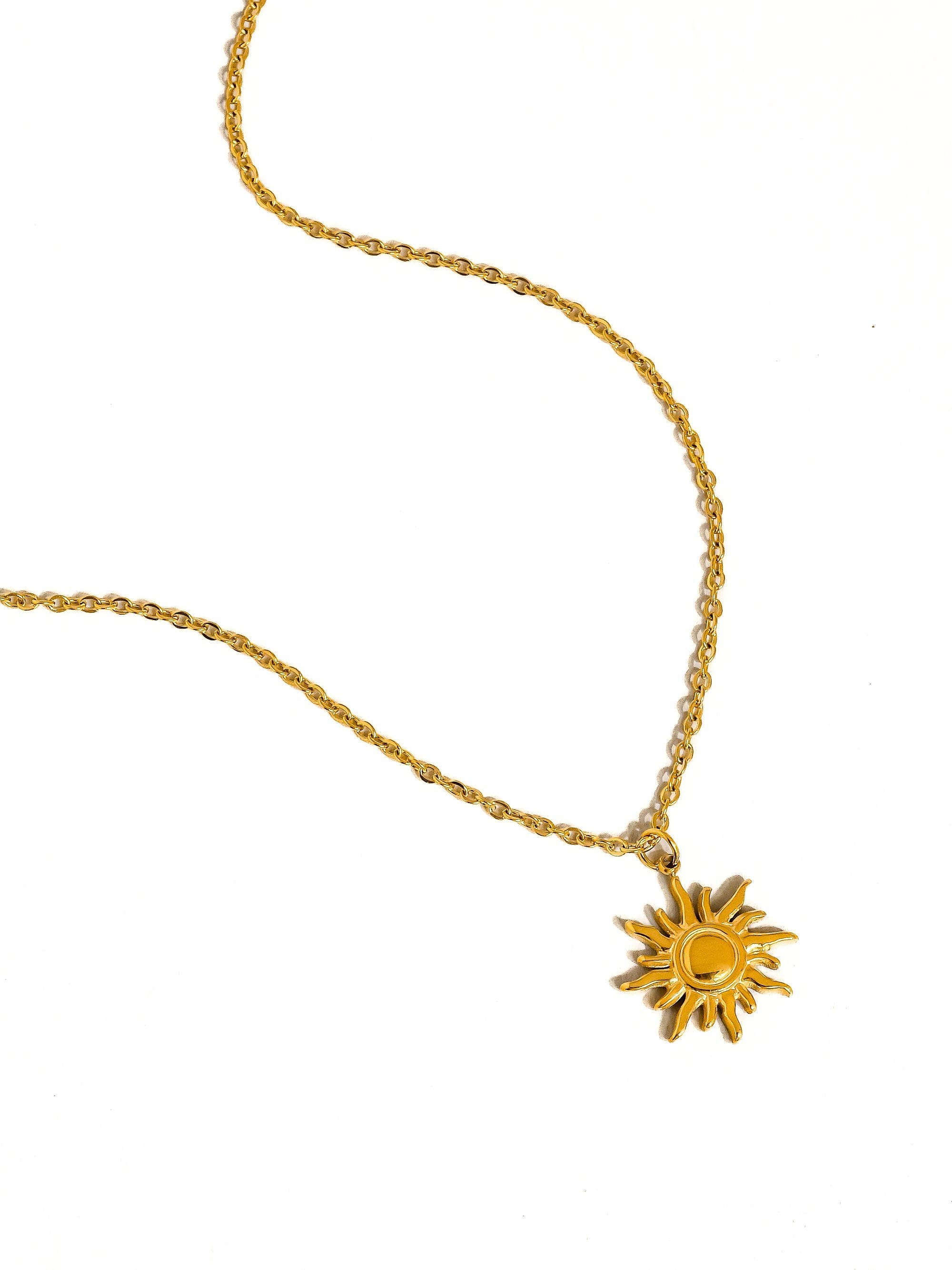 Image of Costa 18K Gold Sun Necklace