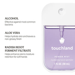Image of Touchland - Pure Lavender Power Mist Hydrating Hand Sanitizer