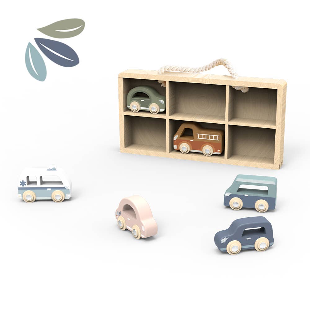 Image of Speedy Monkey - Car Display Case with 6 Vehicles