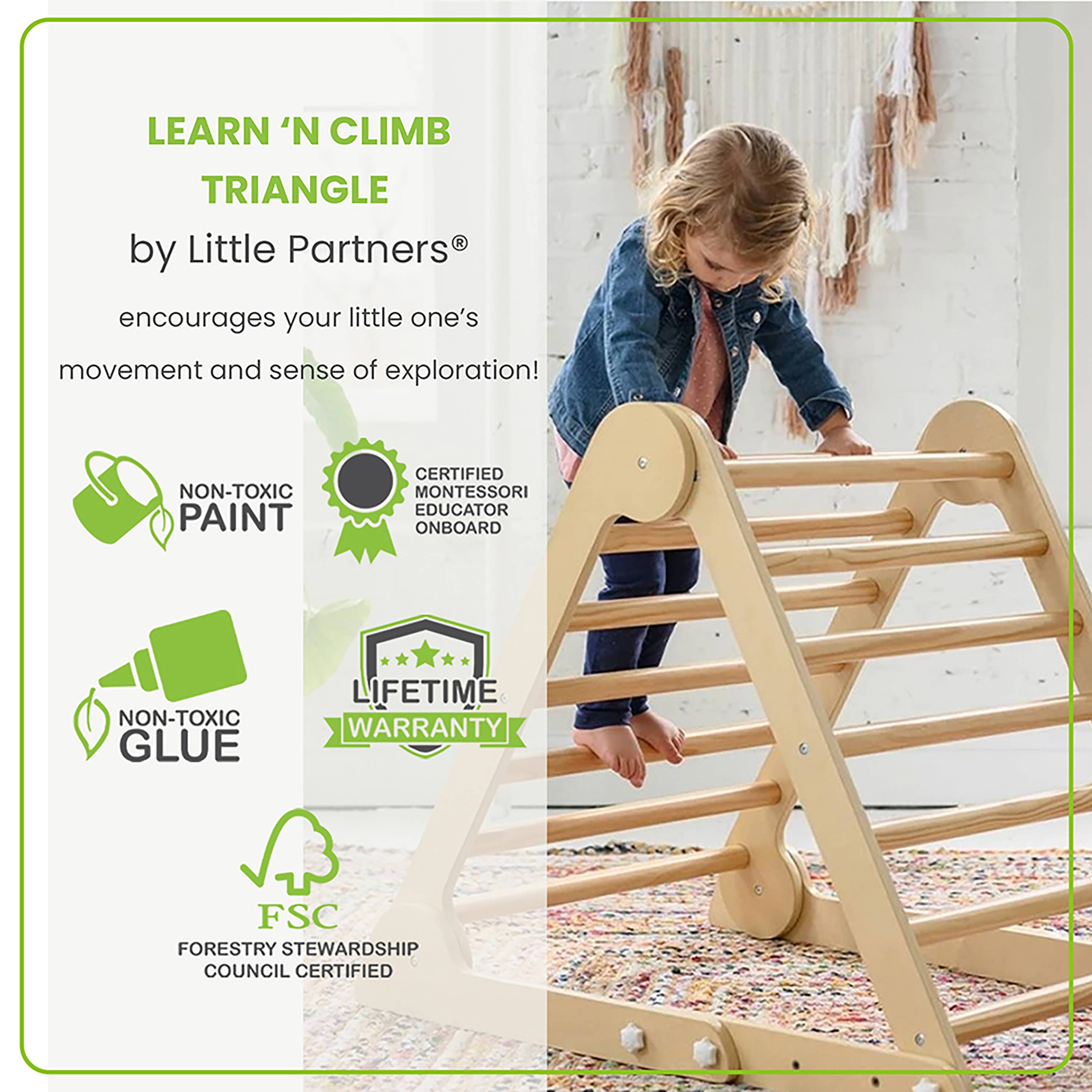 Image of Little Partners - Learn 'N Climb Triangle - Knock Down