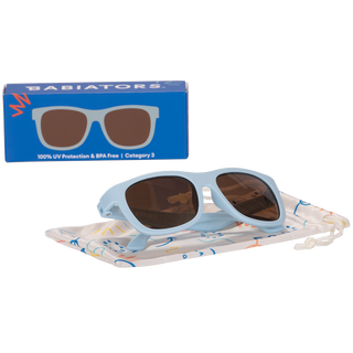 Babiators - Baby Blue with Amber Lens Navigator Baby & Kids Sunglasses
