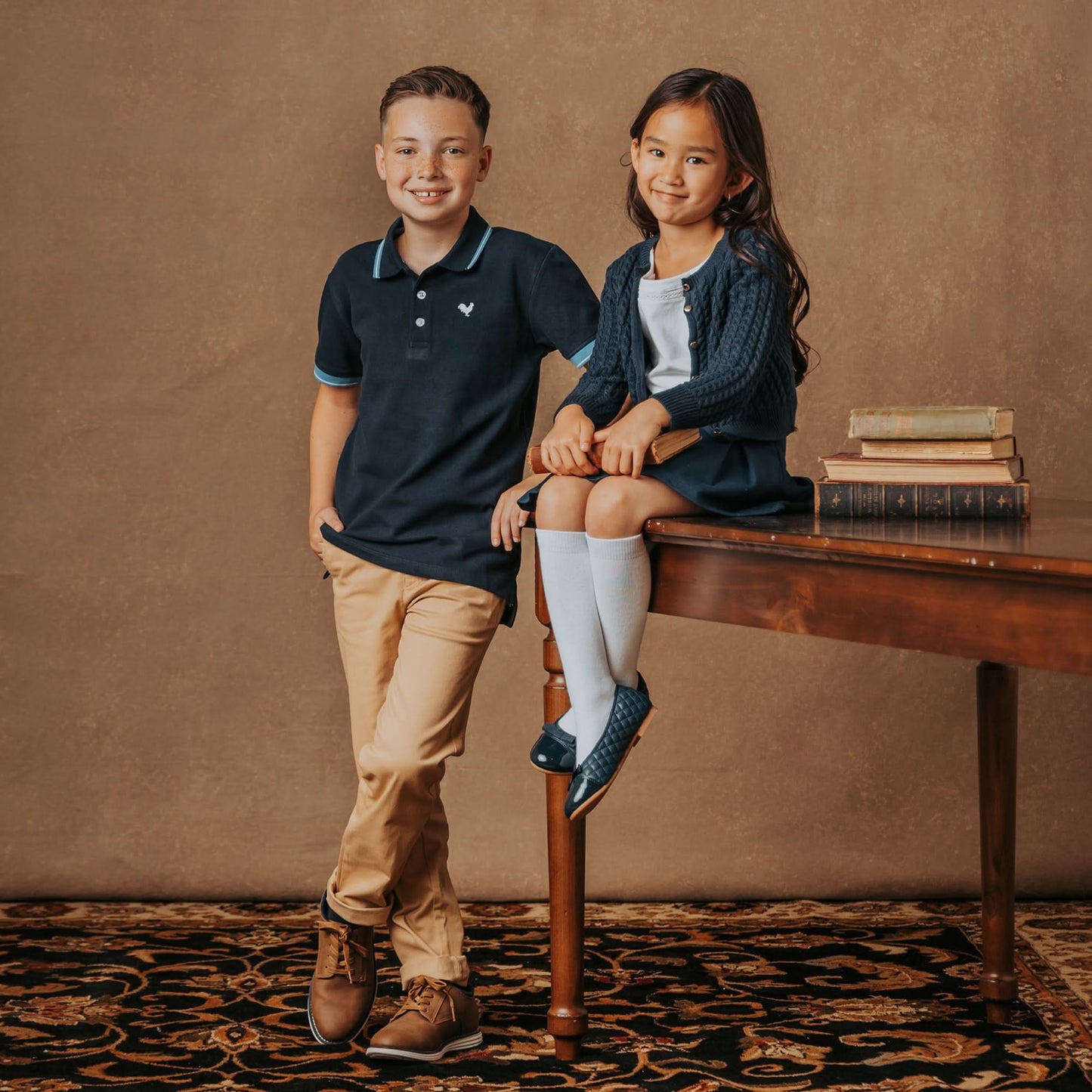 Hope and Henry - Organic Pique Polo