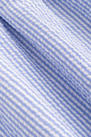 Monica + Andy - Easter Garden Party Dress_Light Blue Seersucker