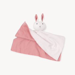 Image of Bunny -Organic Baby Lovey Security Knit Blanket Cuddle Cloth