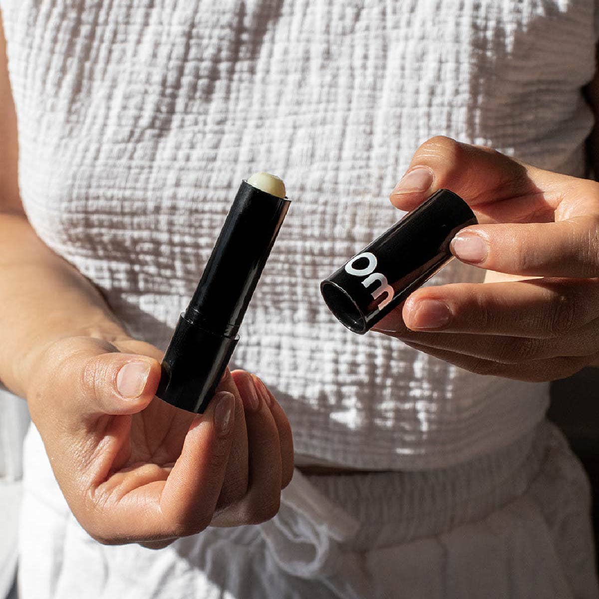 Image of Om Organics Skincare - Argan + Tucuma Lip Butter: One Size - 5.6 g