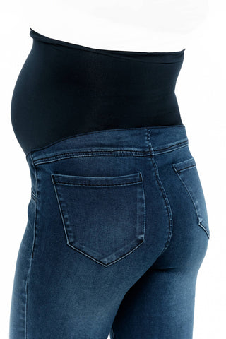 1822 Denim - Maternity 30" Better Butter Slim Straight Jean in Lanie
