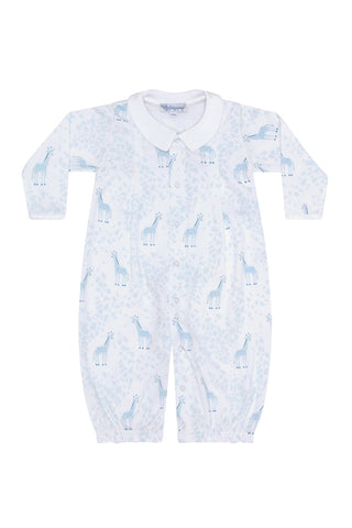 Nellapima - Blue Giraffe Print Converter Gown