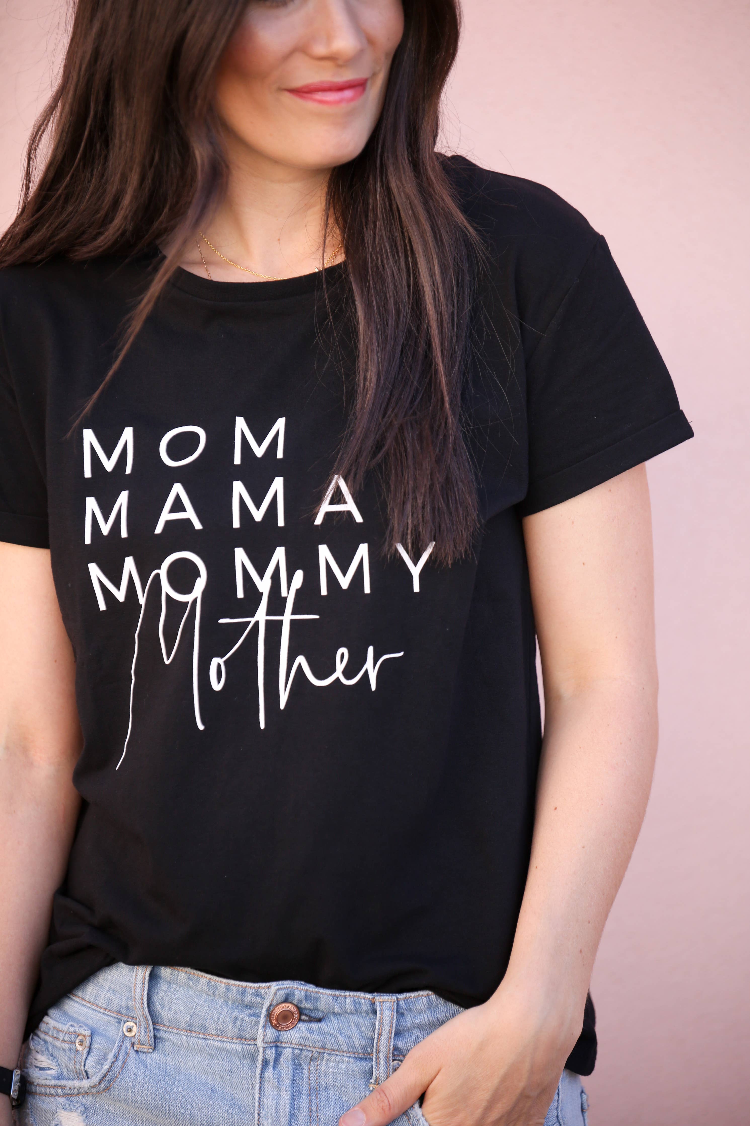 Image of to: little arrows - Mom Names Shirt: XS