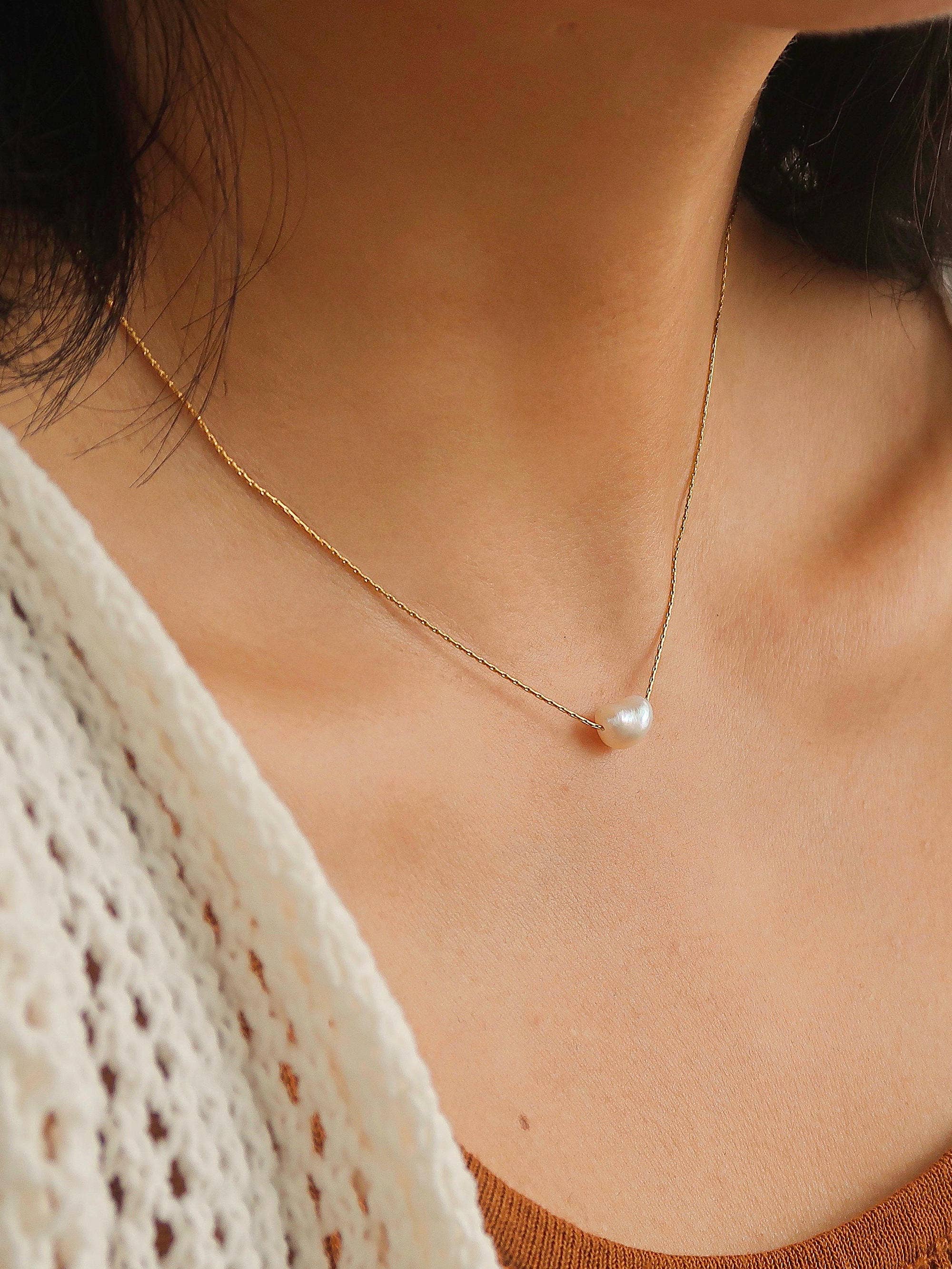Image of Flânerie by MAIQ - Kinney Non-Tarnish Natural Pearl Necklace