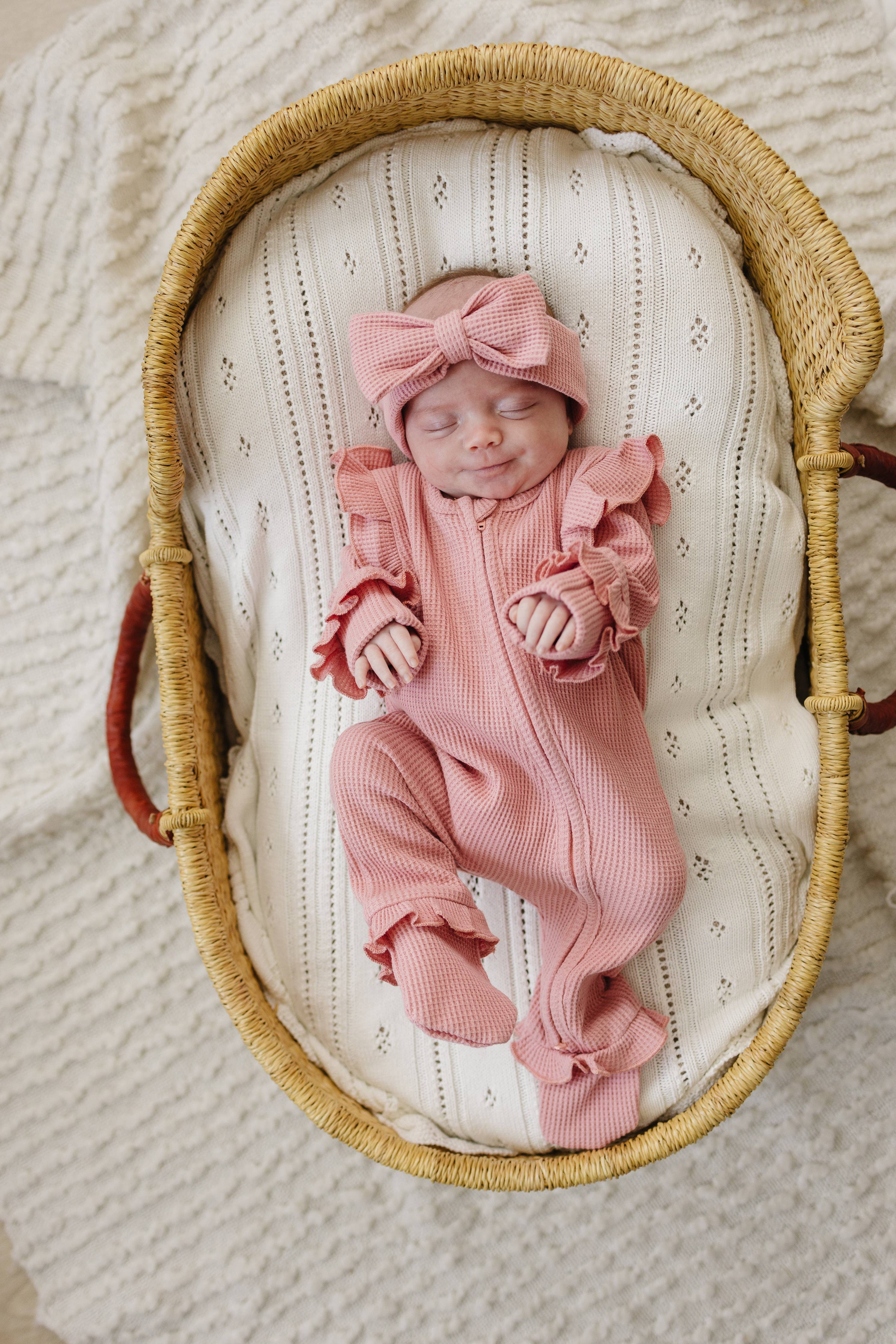 Image of Ruffle Waffle Set - Dusty Rose