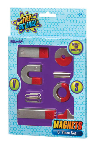 Toysmith - Toy Science Magnets, 8 Piece Set