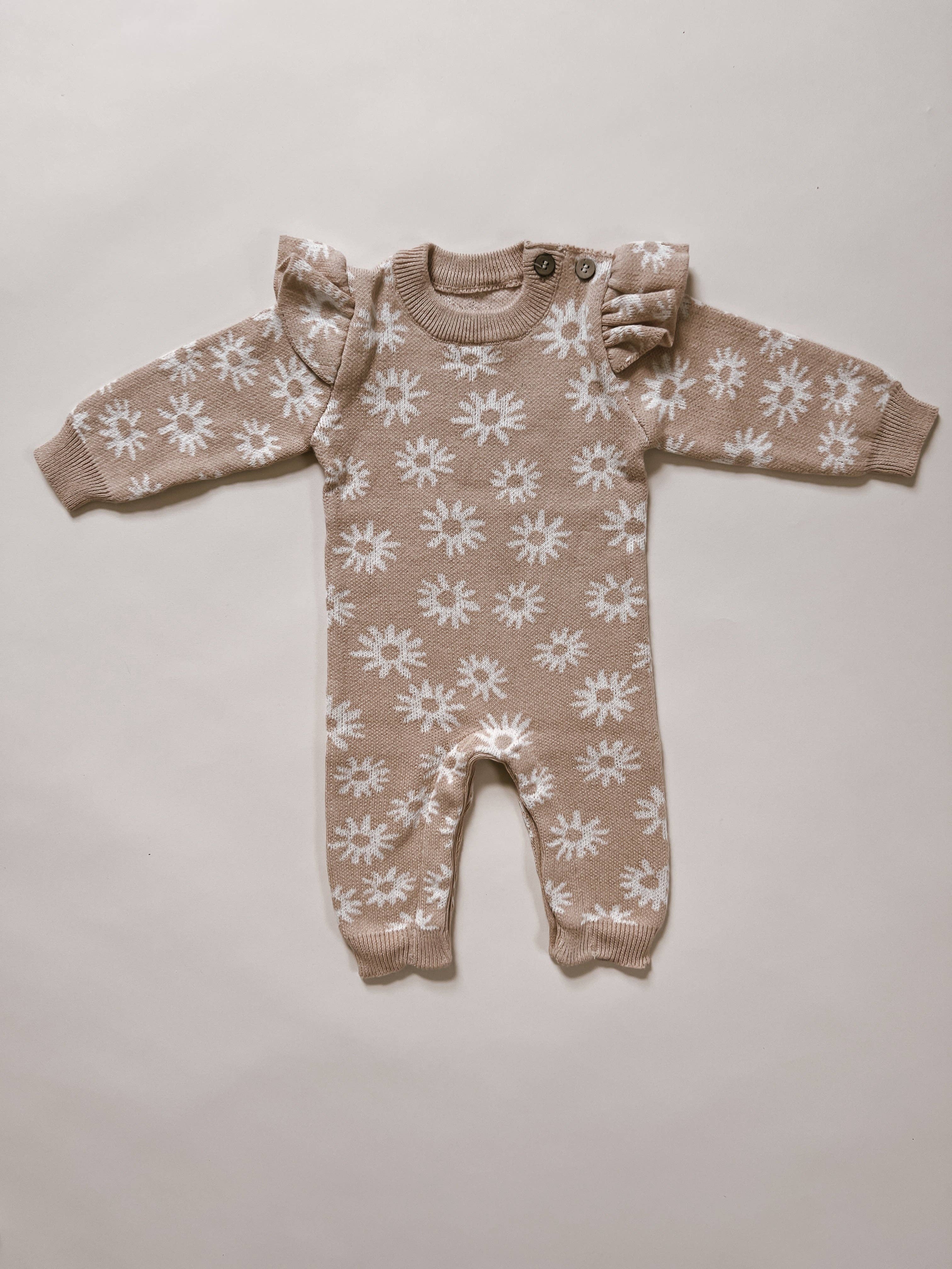 Image of Luna + Luca Floral Jacquard Jumpsuit