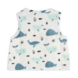Whales Baby Top + Shorts