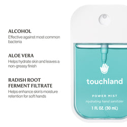 Image of Touchland - Blue Sandalwood Power Mist Hydrating Hand Sanitizer
