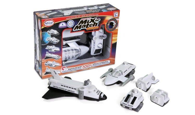 Magnetic Mix or Match Vehicles Space