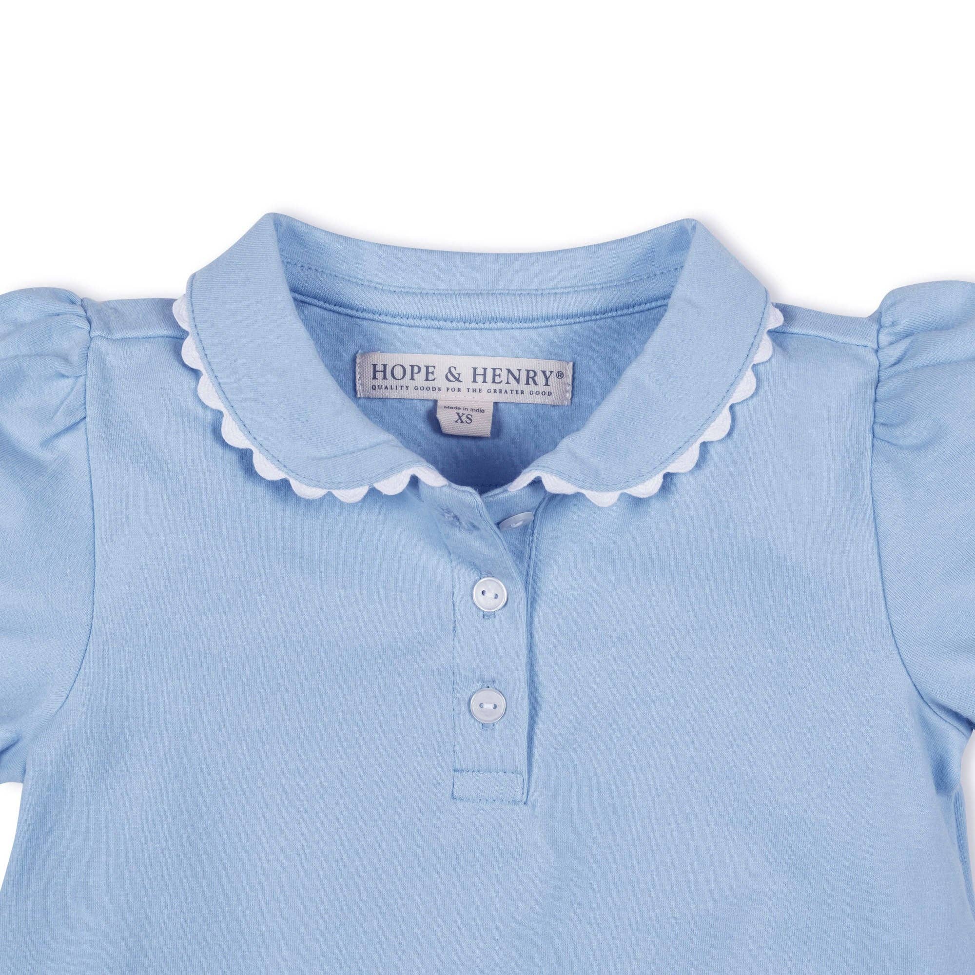 Image of Hope and Henry - Organic Puff Sleeve Polo