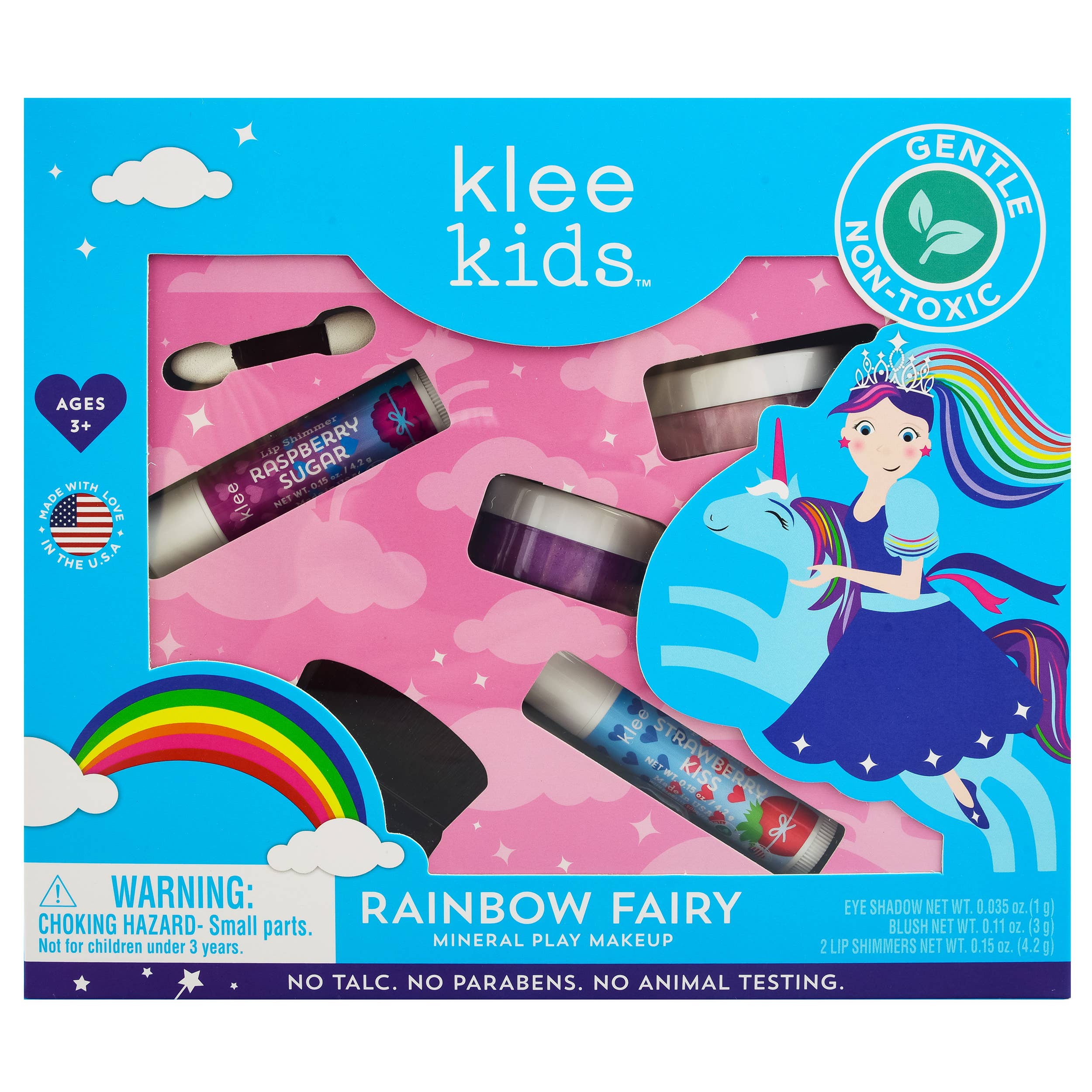 Klee Naturals - Pom Pom Fairy - Klee Kids Natural Mineral Play Makeup Kit: Tea Party Fairy