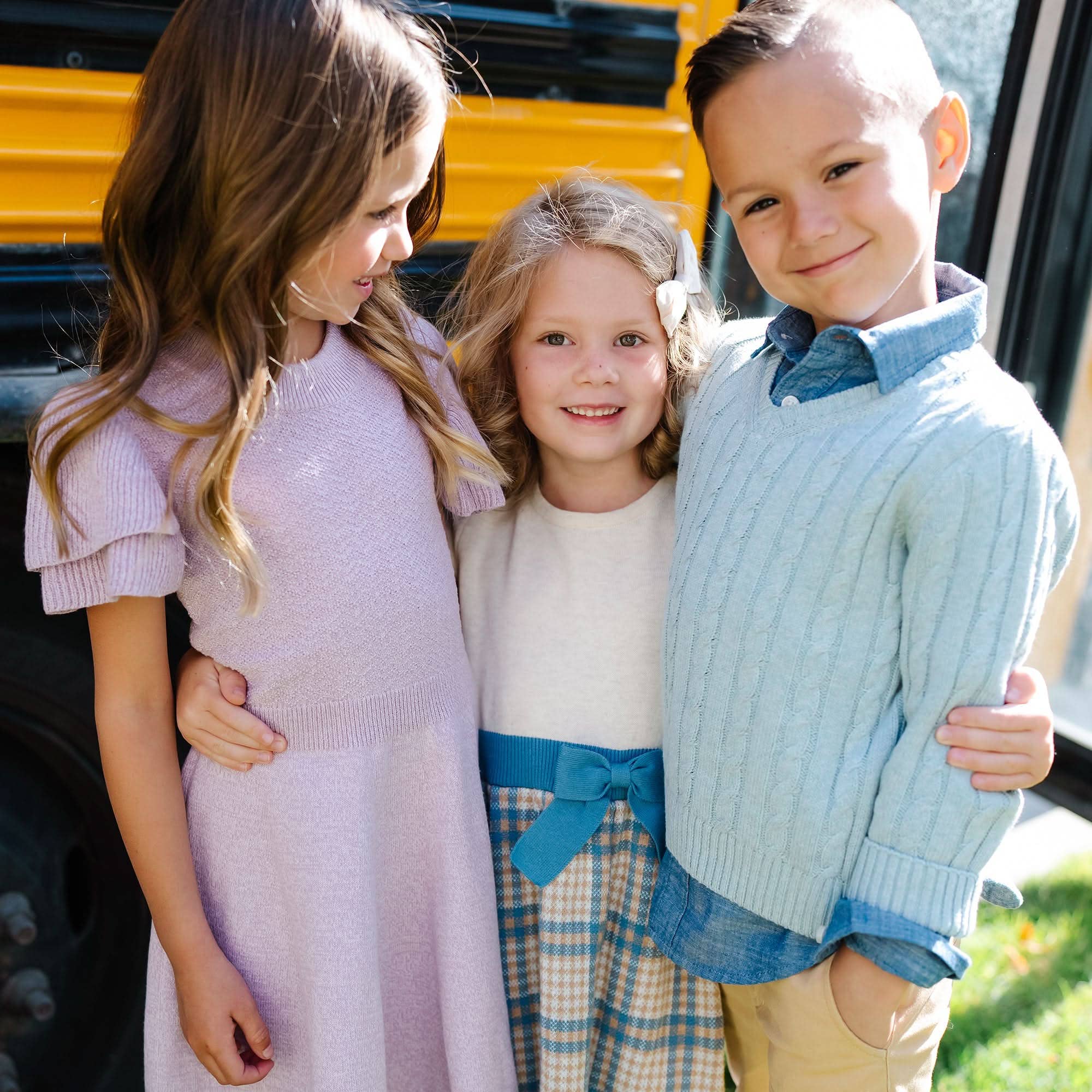 Image of Organic Flutter Sleeve Sweater Dress