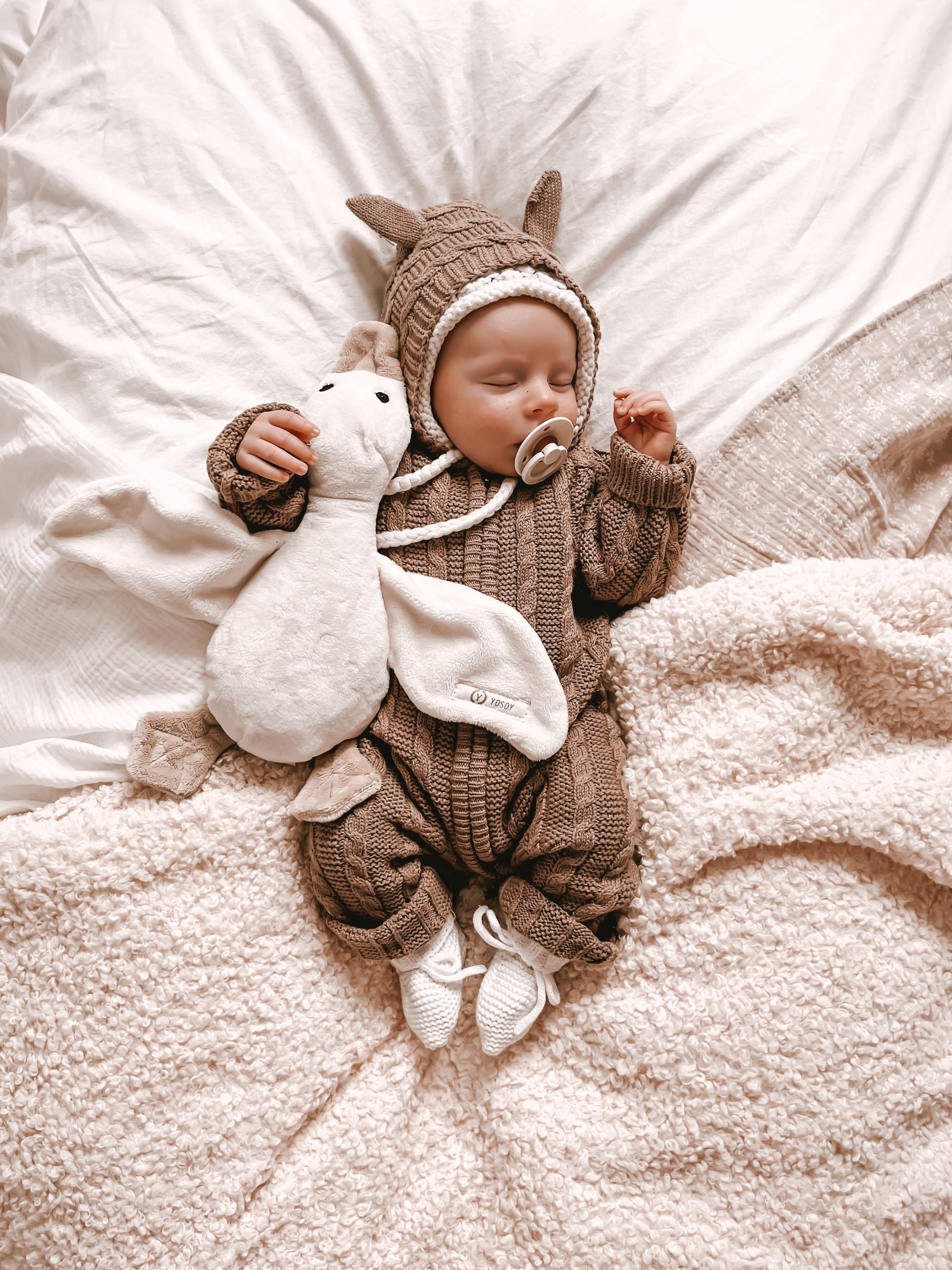 Image of Luna + Luca Baby Bear Jumpsuit