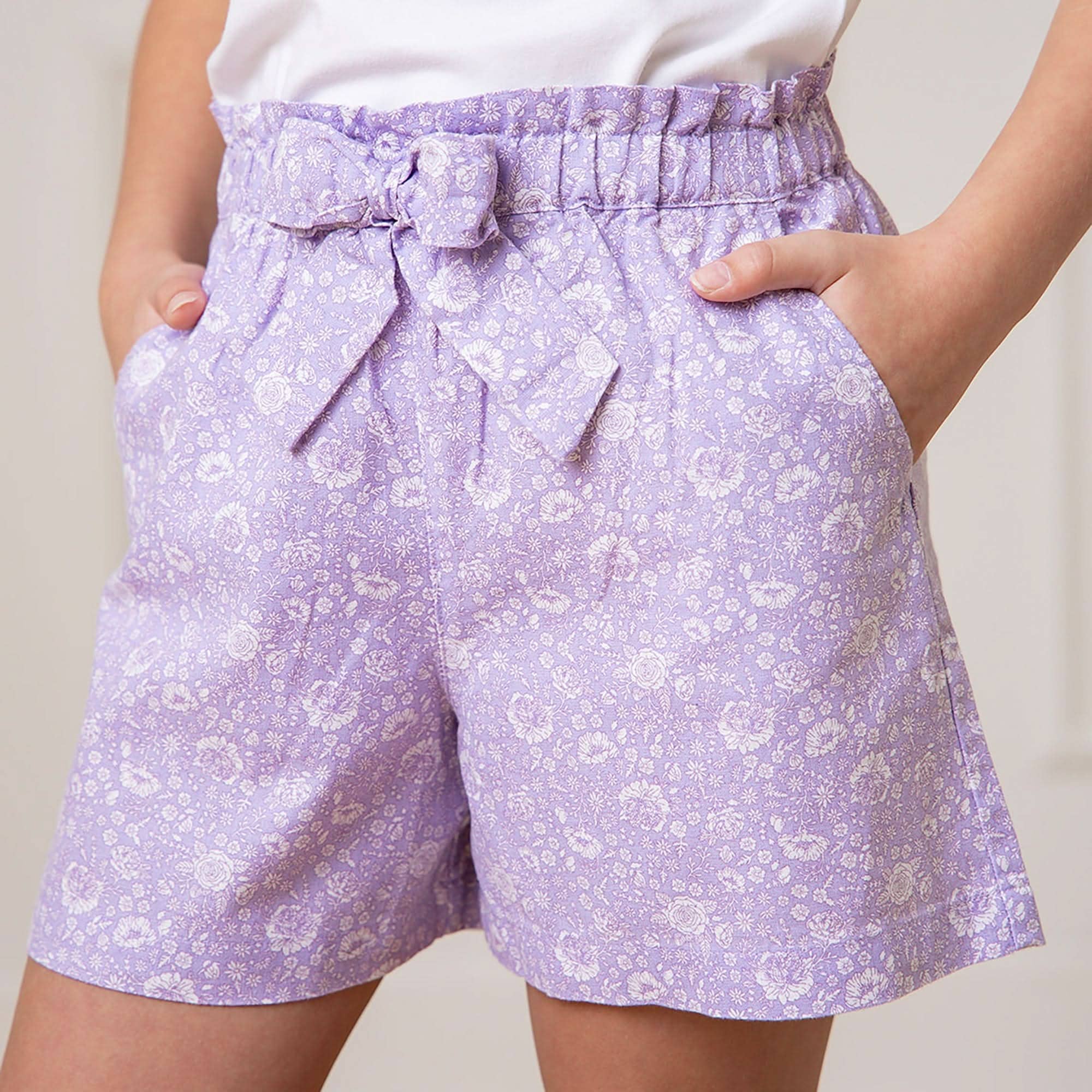 Hope and Henry - Linen Pull-On Paperbag Shorts