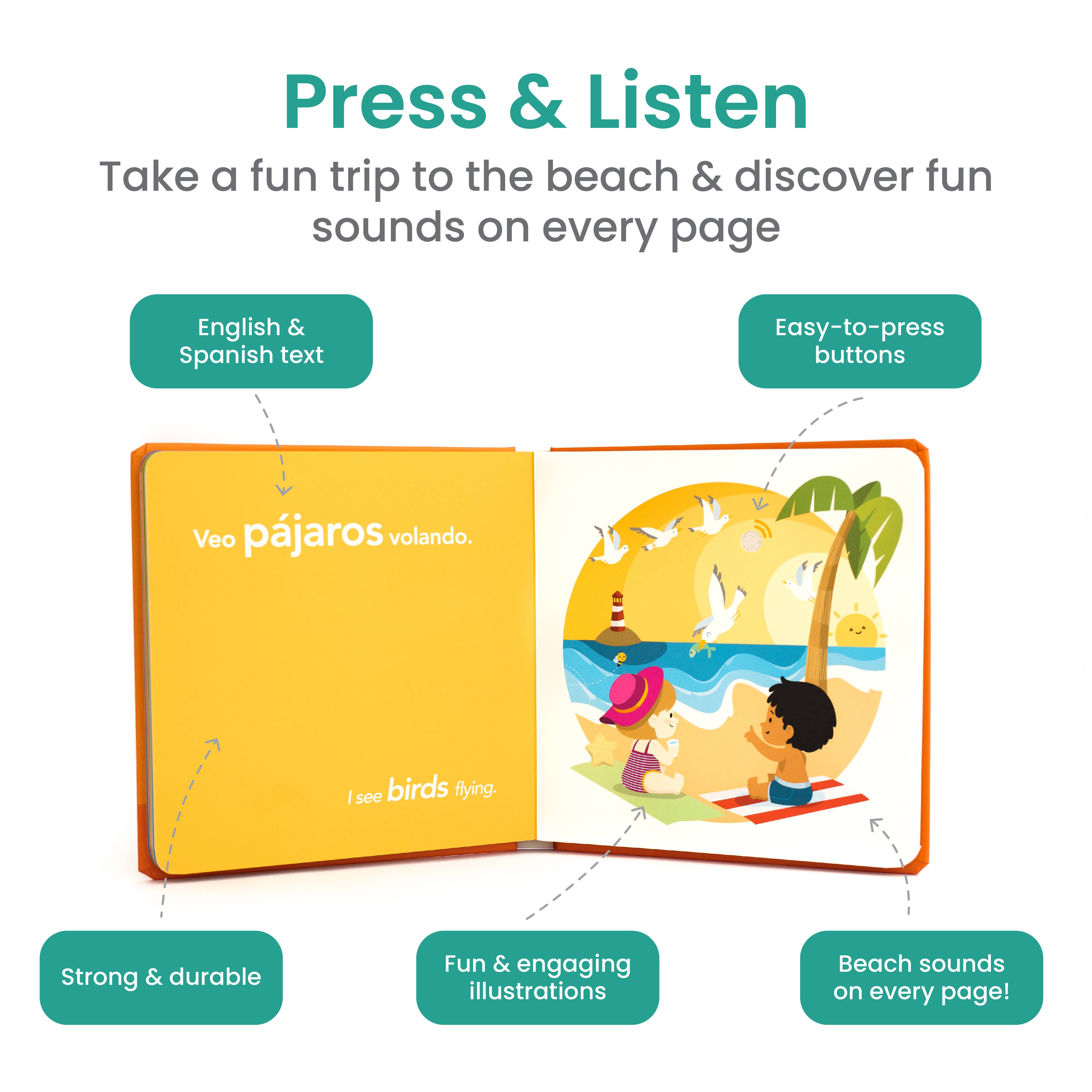 Image of Bilingual Sound Book: Beach Sounds