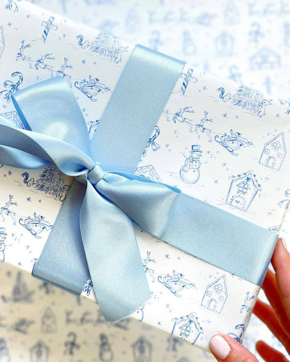Pearly Gates Designs - Winter Wonderland Toile Wrapping Paper