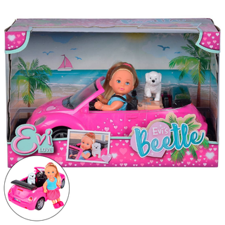 Toysmith - Simba Dickie - Evi Love Doll- Evi’s Beetle Playset