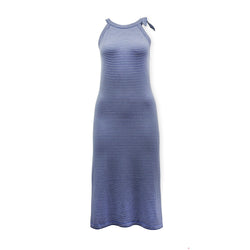 Image of Hope and Henry - Halter Tie Knit Organic Sweater Dress