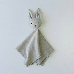 Image of Bunny -Organic Baby Lovey Security Knit Blanket Cuddle Cloth