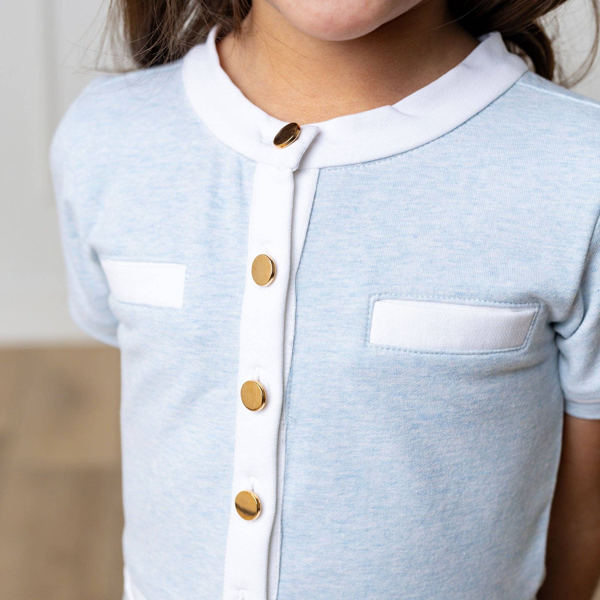 Organic French Terry Contrast Dress