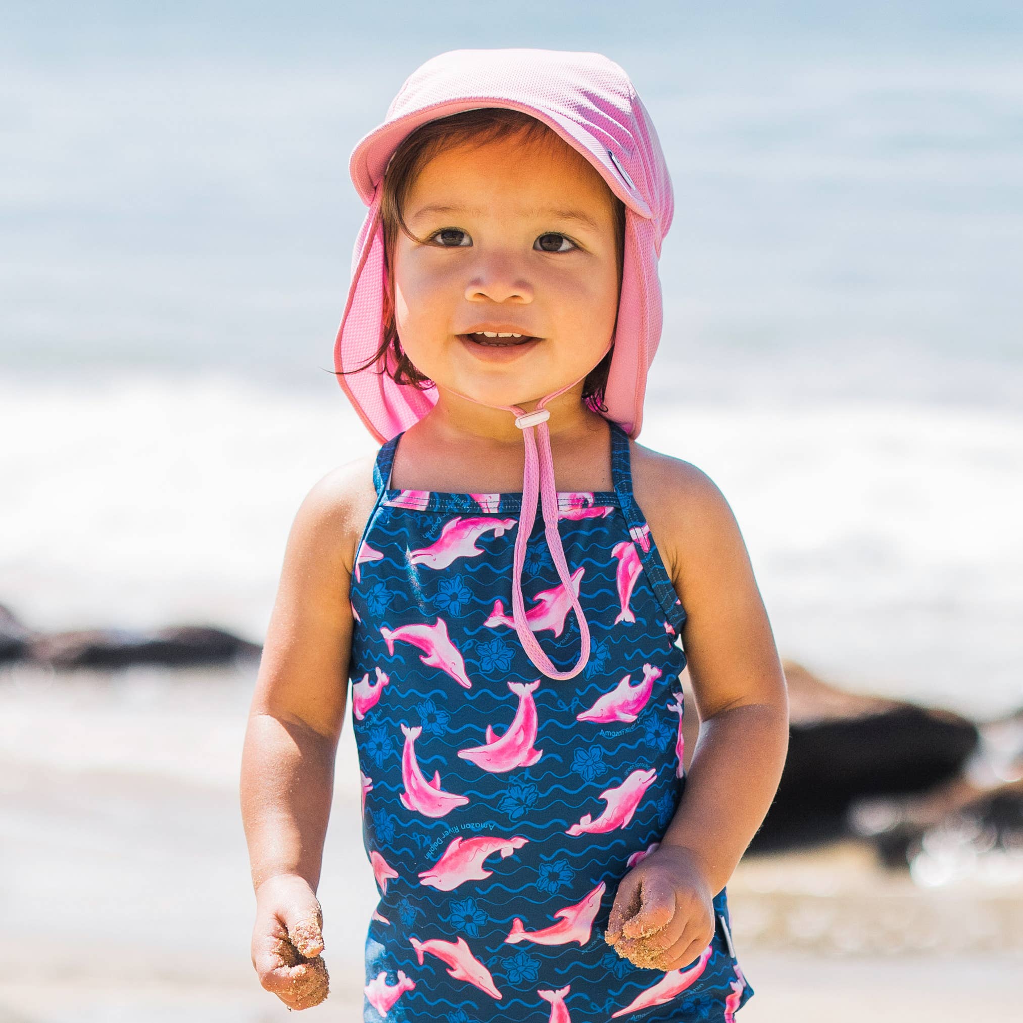 Green Sprouts - UPF 50+ Breathable Eco Flap Hat