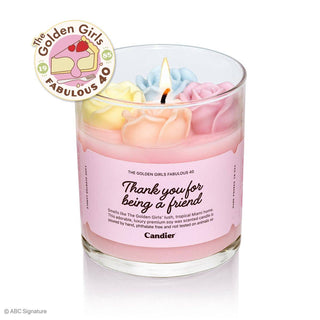 THE GOLDEN GIRLS FLOWER CANDLE