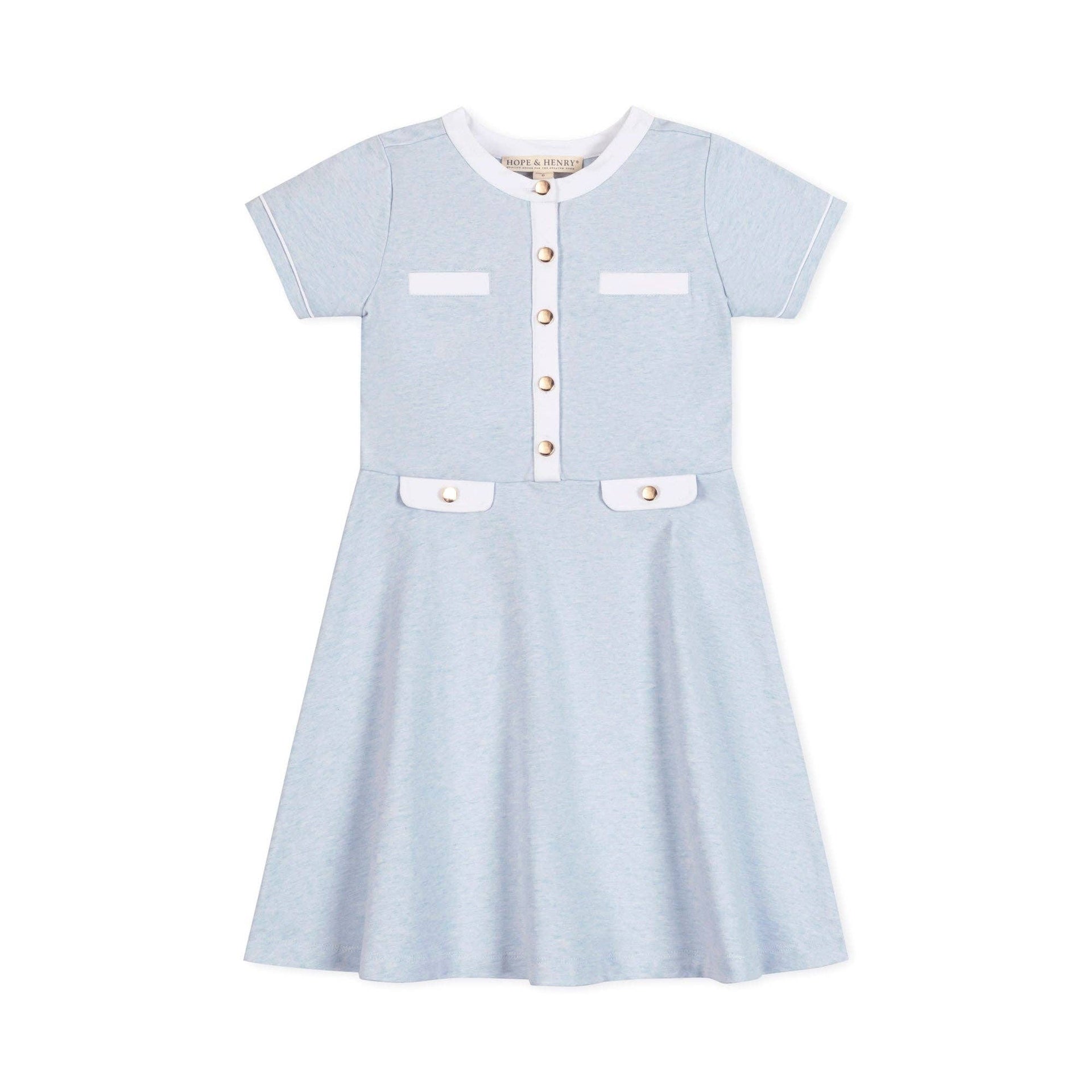 Organic French Terry Contrast Dress