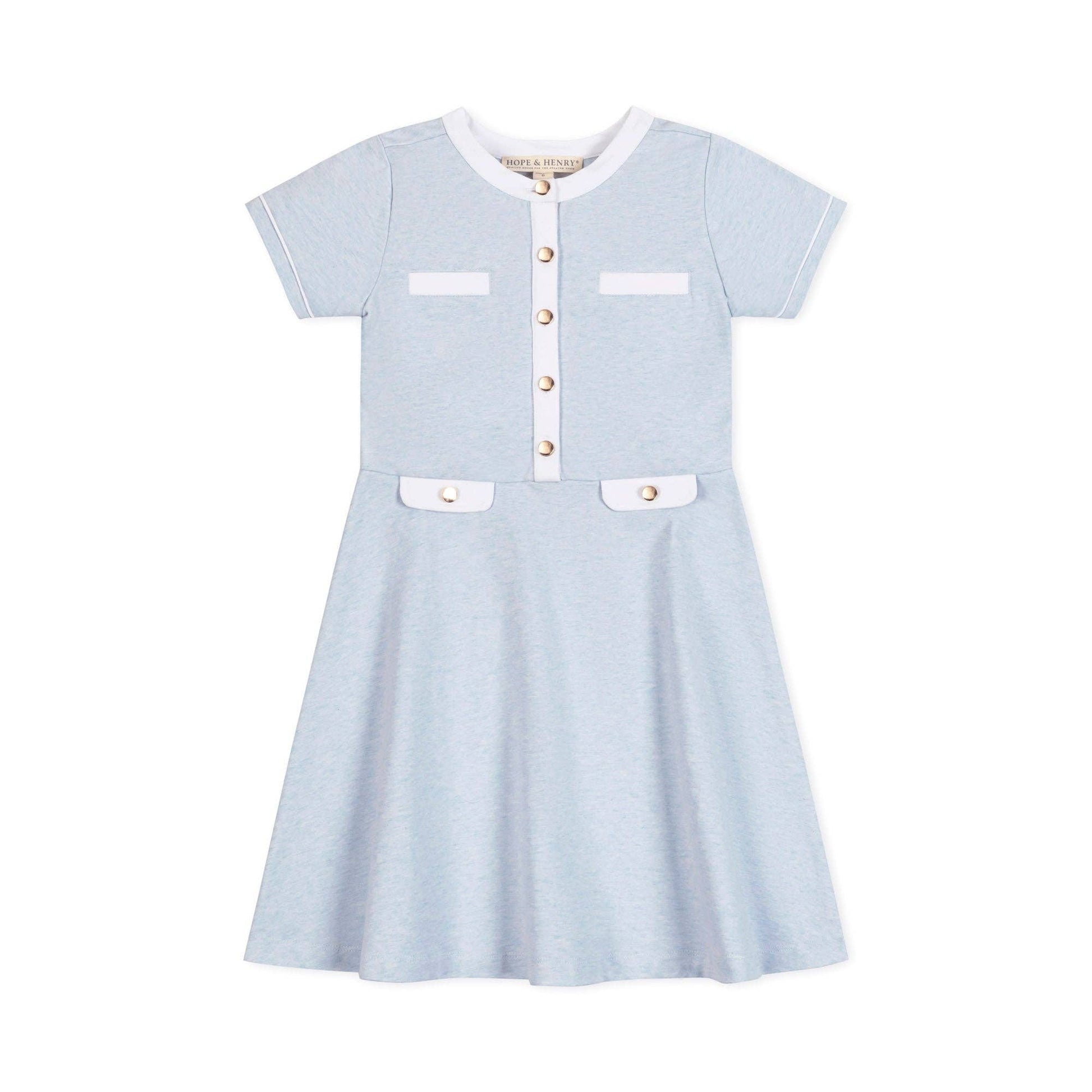 Organic French Terry Contrast Dress