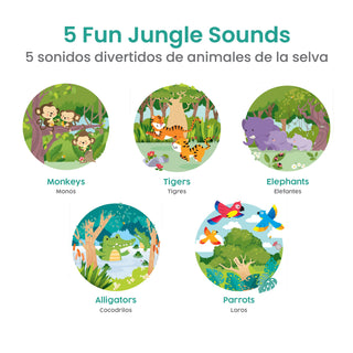 Binibi - La Selva Bilingual Sound Book: Jungle Animal Sounds