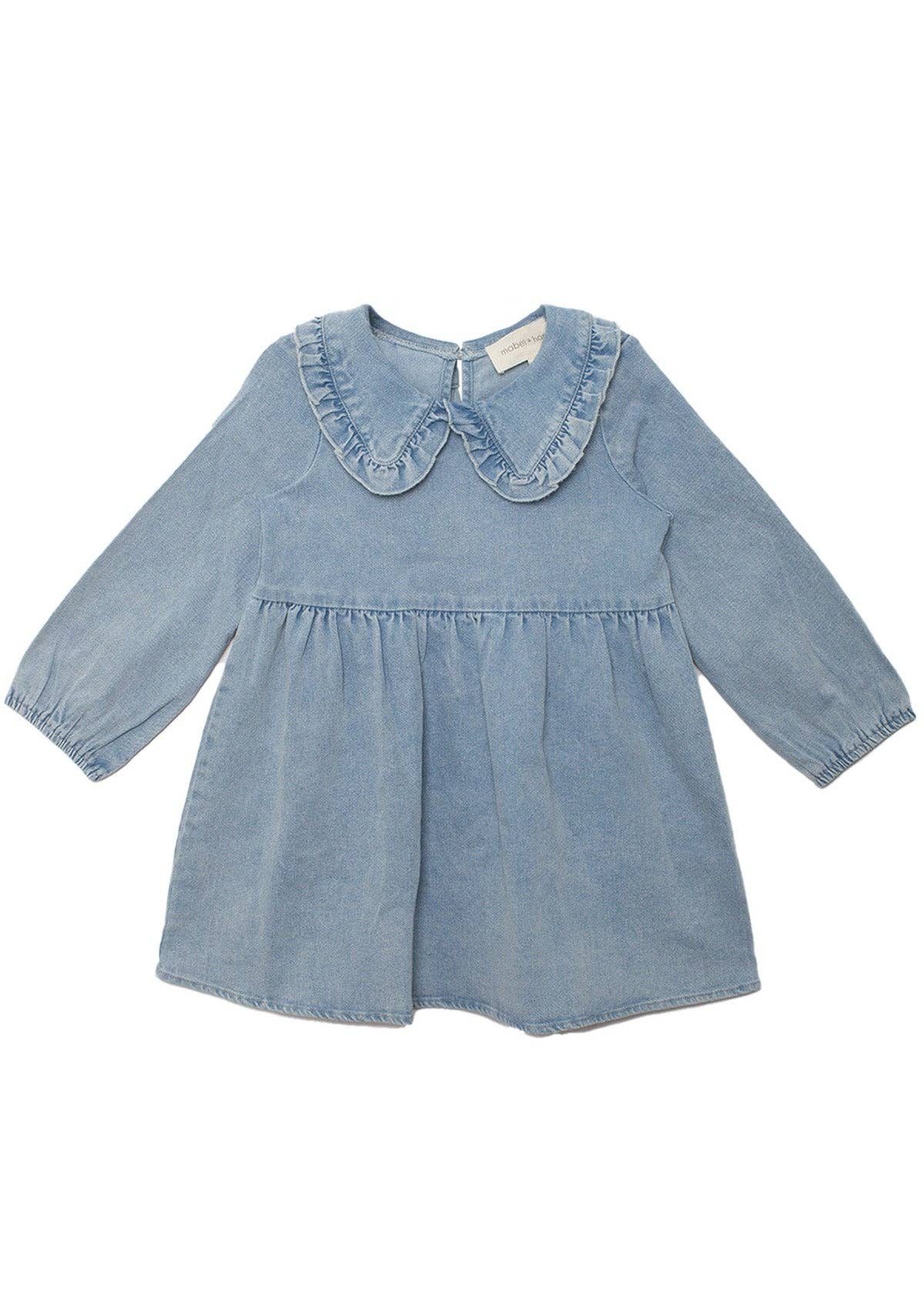 mabel + honey - Denim Days Long Sleeve Dress