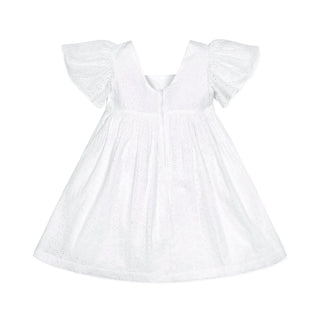Hope and Henry - Flutter Sleeve Organic Empire Dress