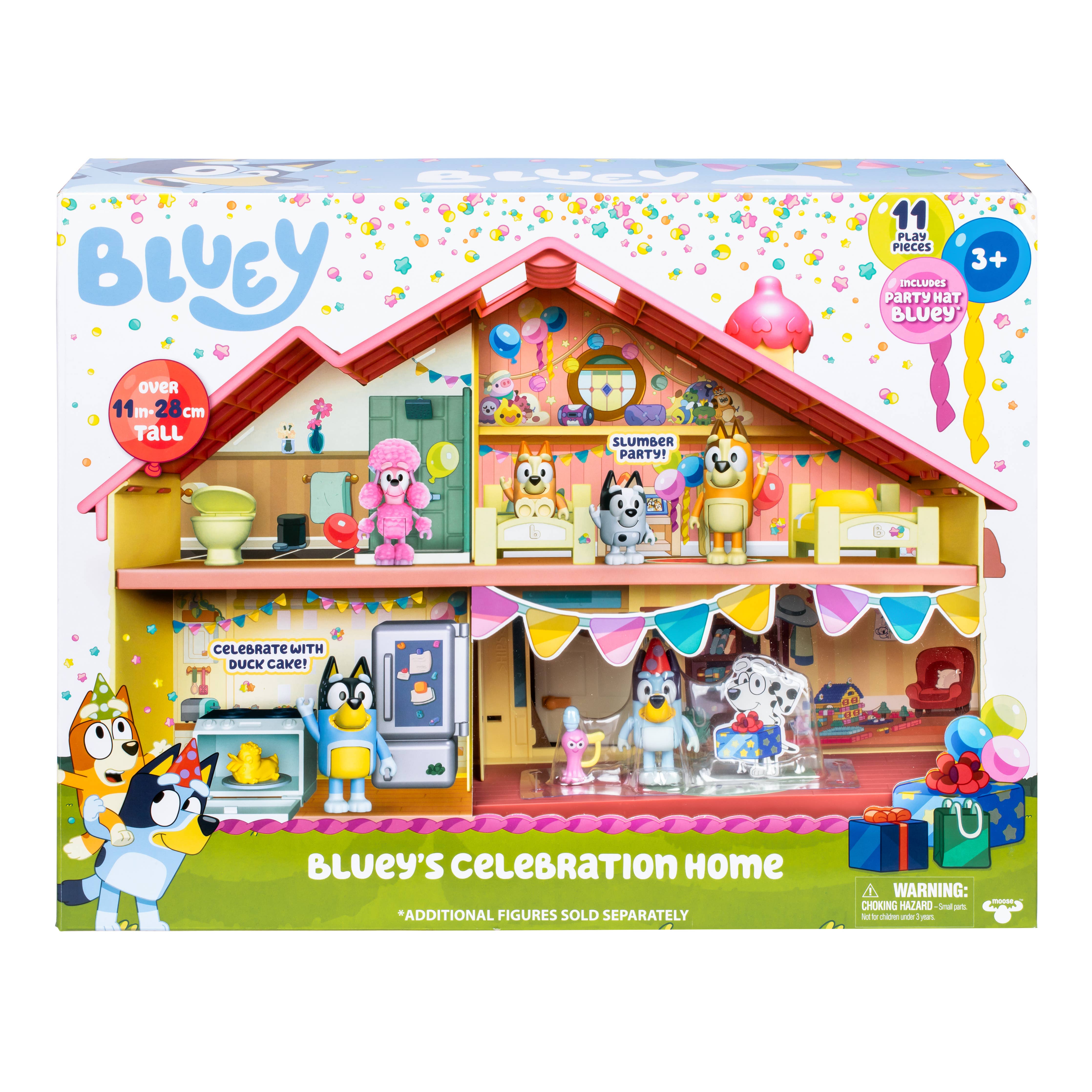 Moose Toys Bluey Birthday Celebration House
