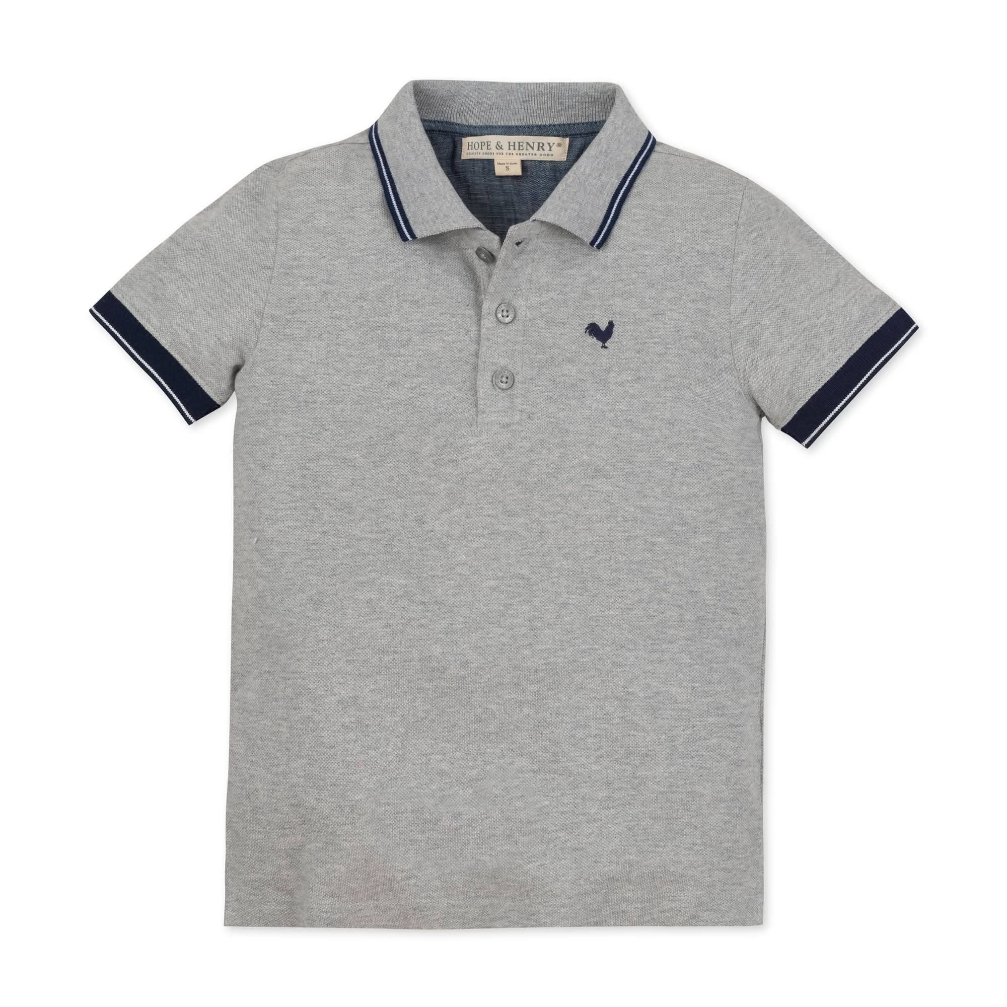 Hope and Henry - Organic Pique Polo