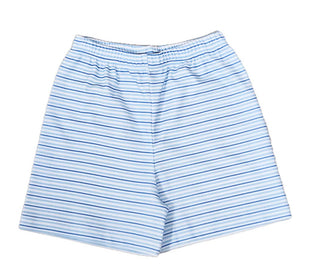 Marco and Lizzy - Blue Spring Flowers Boy's 2 Pc Short Set