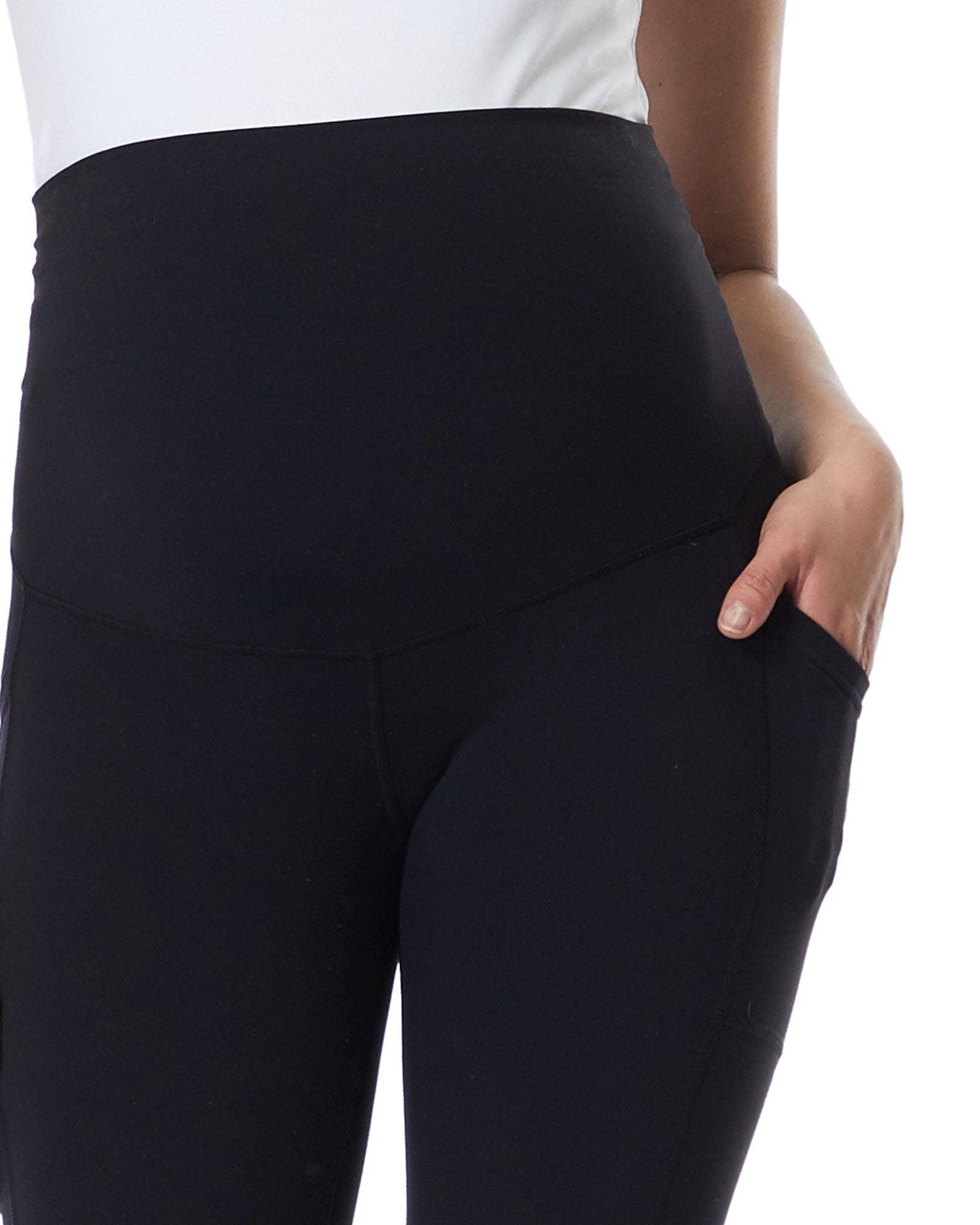 Active Overbelly Side Pocket 7/8 Maternity Leggings